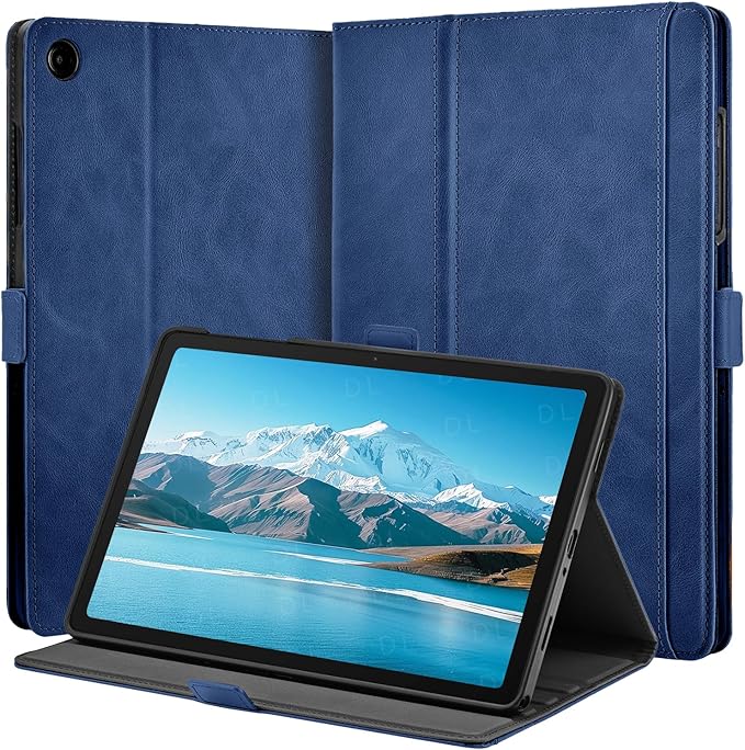 Case for Samsung Galaxy Tab A11+/A11 Plus/A9+ Plus 5G Tablet 11 Inch 2026/2023 (SM-X230/X236/X238/X210/X216/X218u) with PocketMagnetic ClosureMulti Angle CoverAuto Sleep/WakeDark Blue