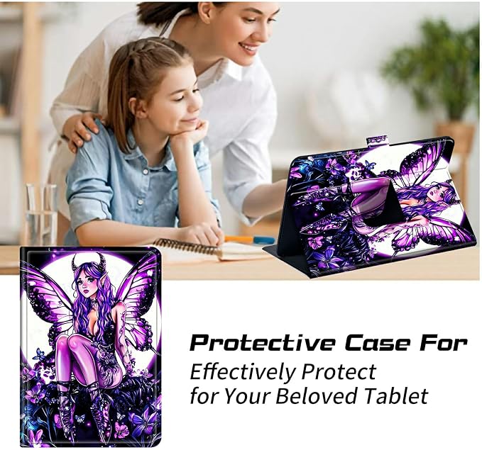 Purple Butterfly Girl