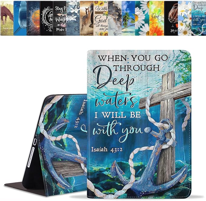 Cross and Anchor Quote Bible Verse Isaiah 43:2