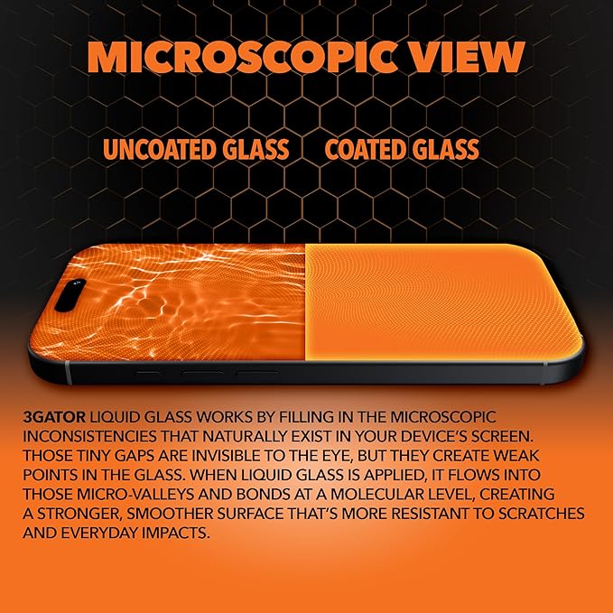 by cellhelmet Liquid Glass Wipe On Extreme Glass Protection with $100 Repair Protection Guarantee | Made in the USA | Universal Screen Protector for Phones Smart Watches and Tablets | Scratch &amp