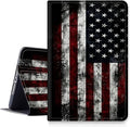 for Fire Hd 10 Tablet Case 11th/13th Generation 2021/2023 ReleaseHybrid Slim Multi-Angles Stand Cover for Kindle Fire HD 10 Plus 11th GenAuto Wake/Sleep-Vintage American Flag
