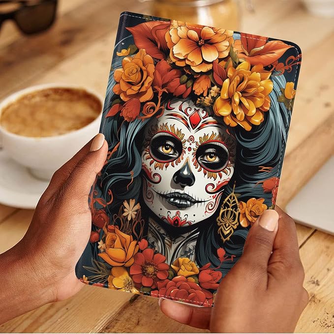 Sugar Skull Girl Flowers
