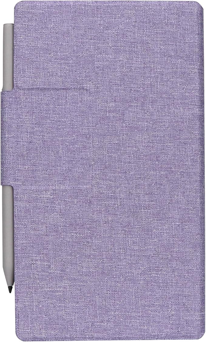 ZhaoCo Fabric Magnetic Case for Remarkable Paper Pro Move (7.3 Paper Tablet) Slim Lightweight Book Folio Protective Cover - Purple