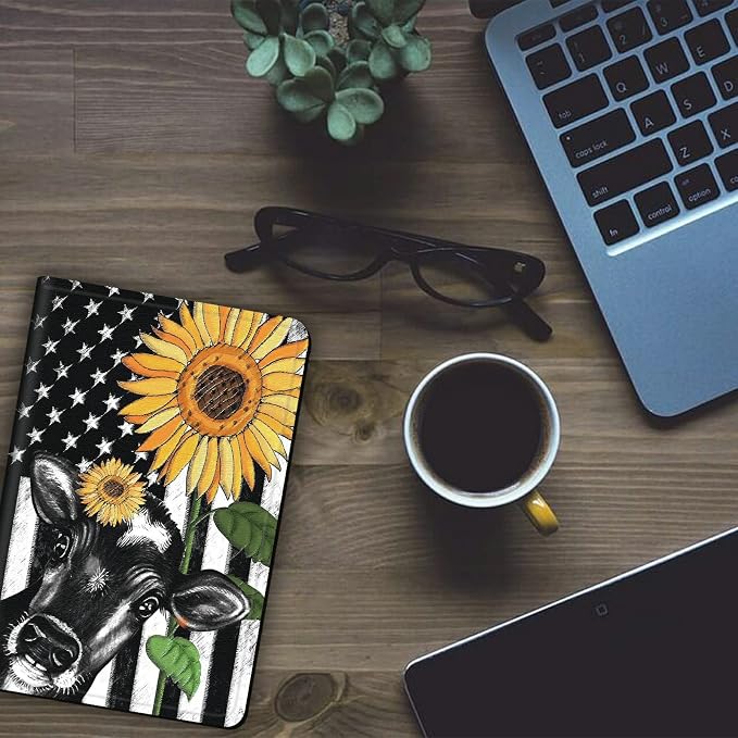 American Flag Sunflower/Cow