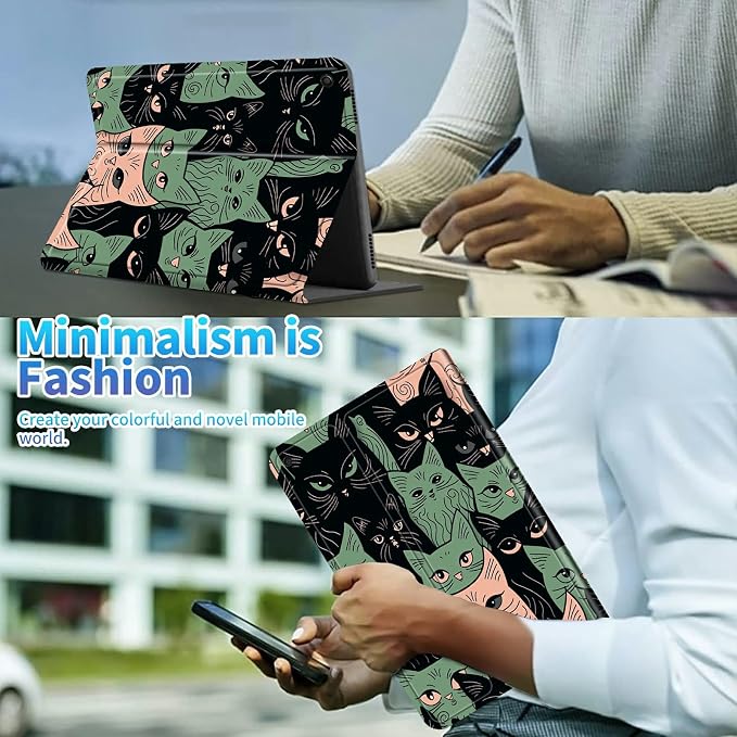 Black Green Cats