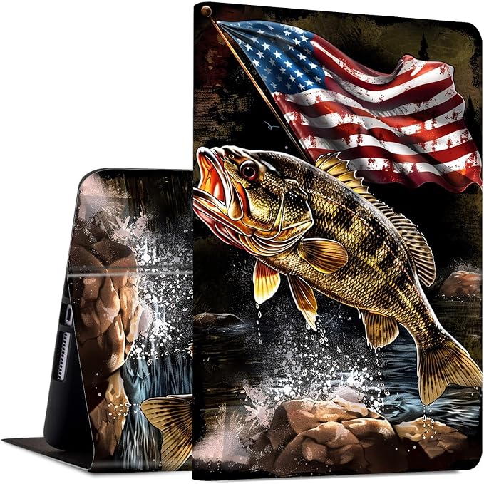 Fish USA America Flag