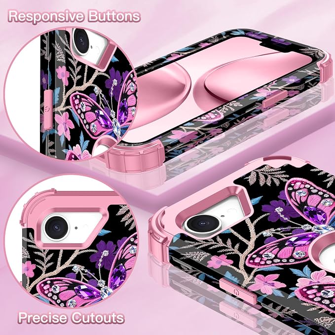 Diamond Pink Butterfly