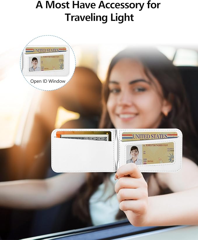 ExtreLife for Magsafe Wallet Adjustable Stand Open ID Window Magnetic Wallet for iPhone 17/16/15 Pro Max/15 Pro/15/15 Plus/14 Pro Max/14 Pro/14/13/12 Series 9 Card Holder White