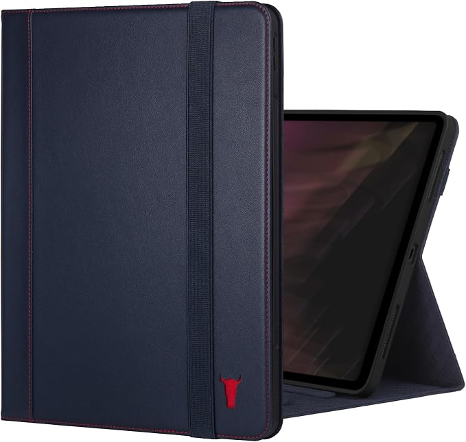 Navy Blue with Red Detail