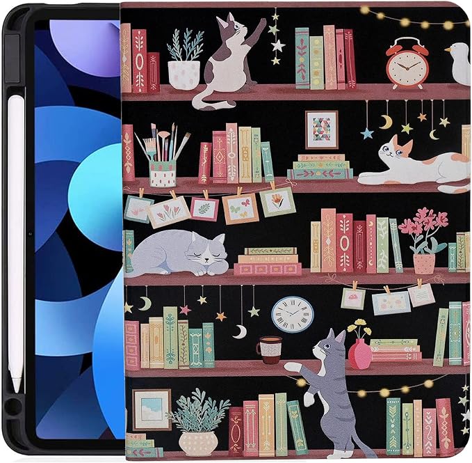 Cat on Bookshelf