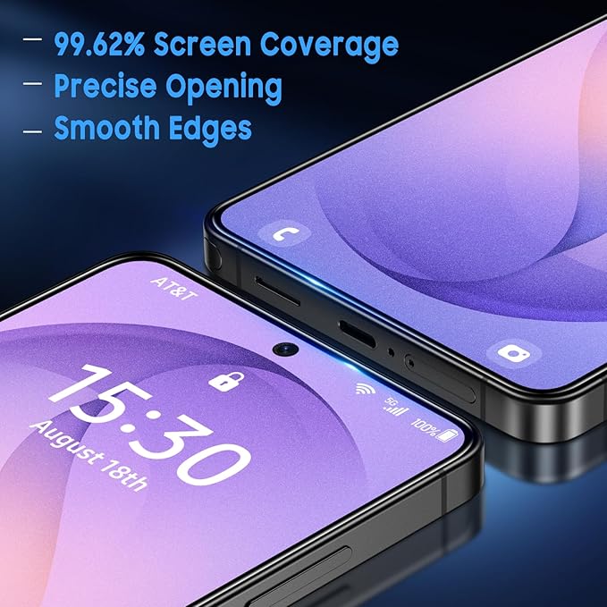 Uyiton Compatible with Samsung Galaxy S26 Ultra Matte Screen Protector [Anti- Glare][Ultrasonic Fingerprint Support][9H Tempered Glass] Scratch-Resistant Bubble-Free 2 Pack