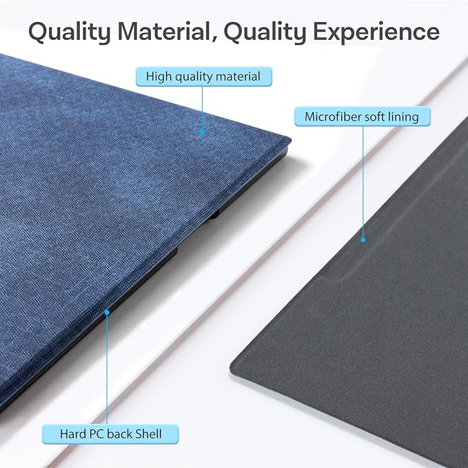 CoBak Case for Remarkable 2 Paper Tablet - Lightweight and Hard Back Shell Protective Book Folio Cover with Built-in Pen Holder - for 10.3 2020 Released (Blue)