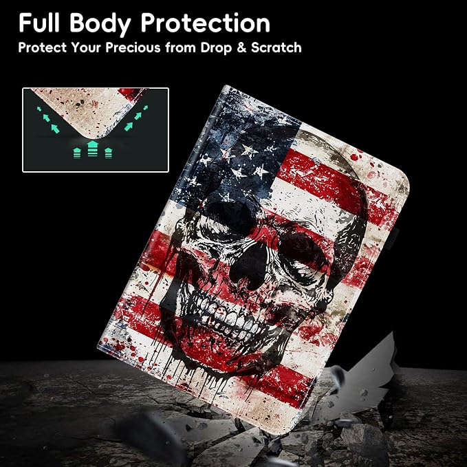 American Flag Skull