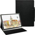 Magnetic Stand Case for 10.95'' XPPen Magic Note Pad (2025 Released) Ultra-Thin Lightweight Premium PU Leather Cover with Magnetic Pen Buckle Auto Sleep/Wake (Cloth Black)