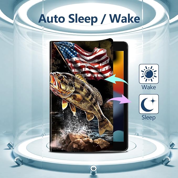 Fish USA America Flag