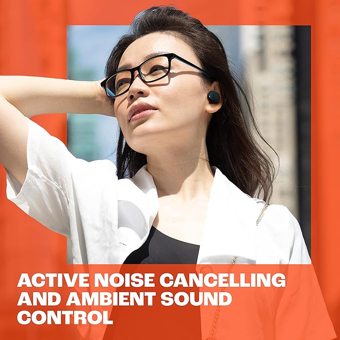 JBL Tune Buds - True wireless Noise Cancelling earbuds JBL Pure Bass Sound Bluetooth 5.3 4-Mic technology for Crisp Clear Calls Up to 48 hours of battery life Water and dust resistant (Blue)