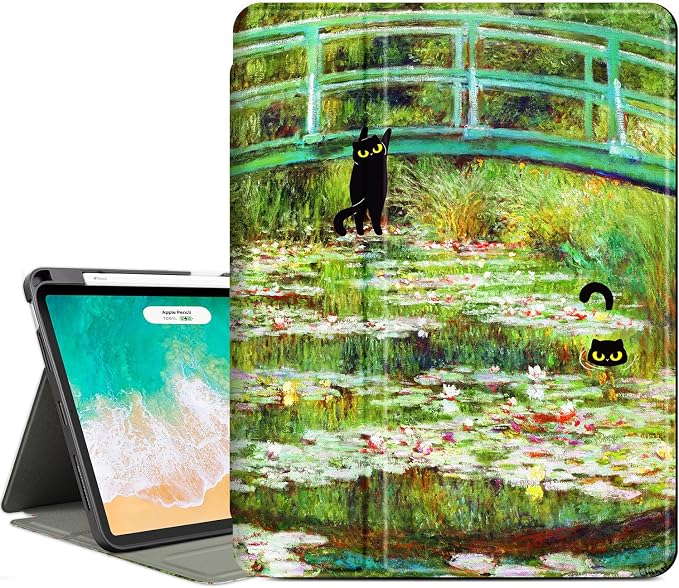 Water Lily and Cat