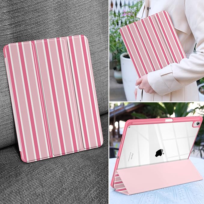 Light Pink & White Stripes