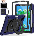 ROISKIN for iPad Air 11 inch M4/M3/M2 Case iPad Pro 11 inch 4th/3rd/2nd/1st GenerationiPad Air 5th/4th 10.9 inch CaseHeavy Duty Shockproof with 360 Stand Handle Shoulder Strap Pen Holder for Kids
