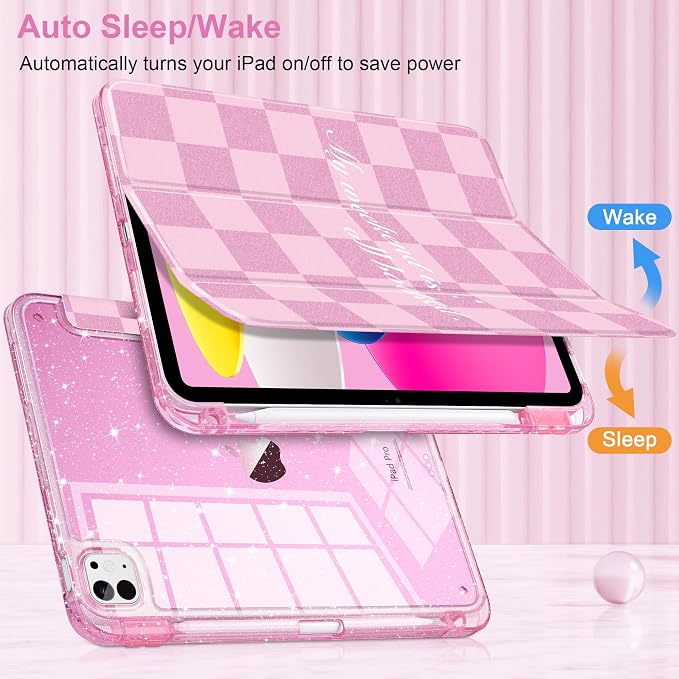 Pink Checkerboard