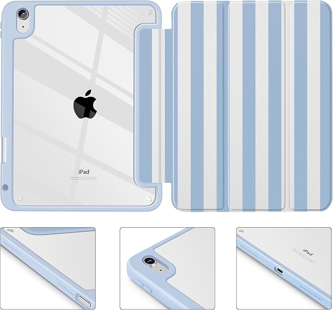 Striped Blue