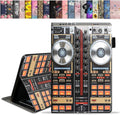 Case for All-New Amazon Fire HD 10 &amp 10 Plus Tablet 10.1 (13th/11th Generation 2023/2021 Release) Slim Stand Folio Cover with Card Slot &amp Auto Wake/Sleep - DJ Mixer Deck Controller