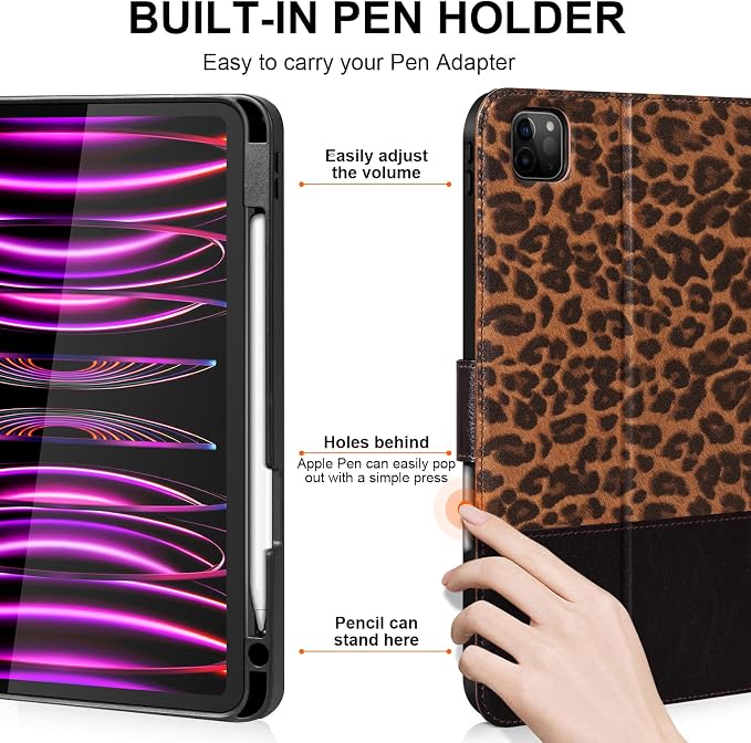 Dark Brown Leopard Print