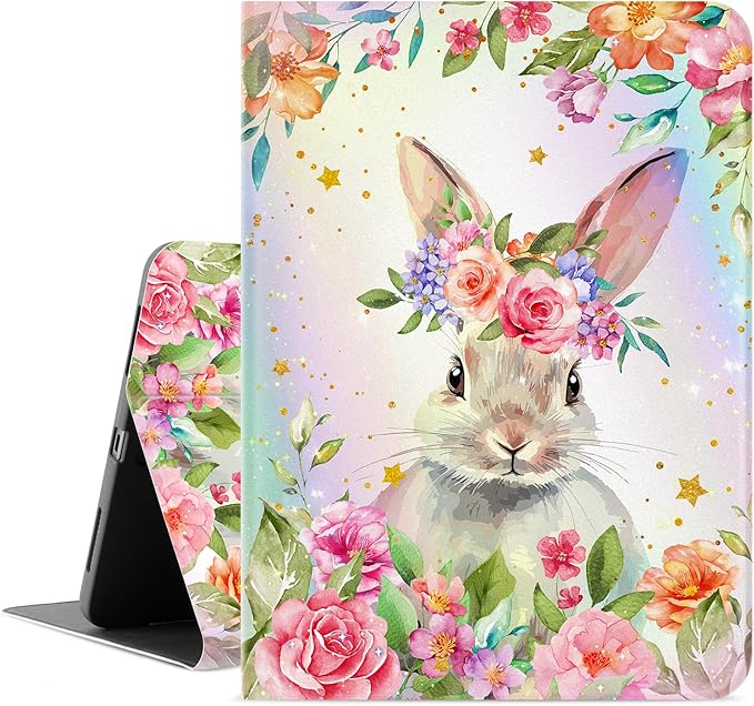 Rabbit with Flowers Crown
