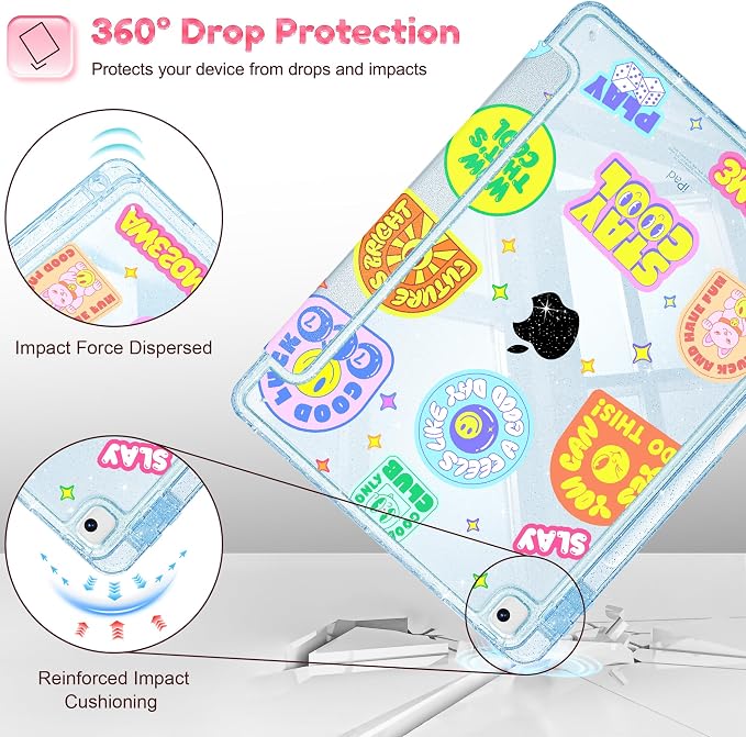 Blue Cartoon stickers