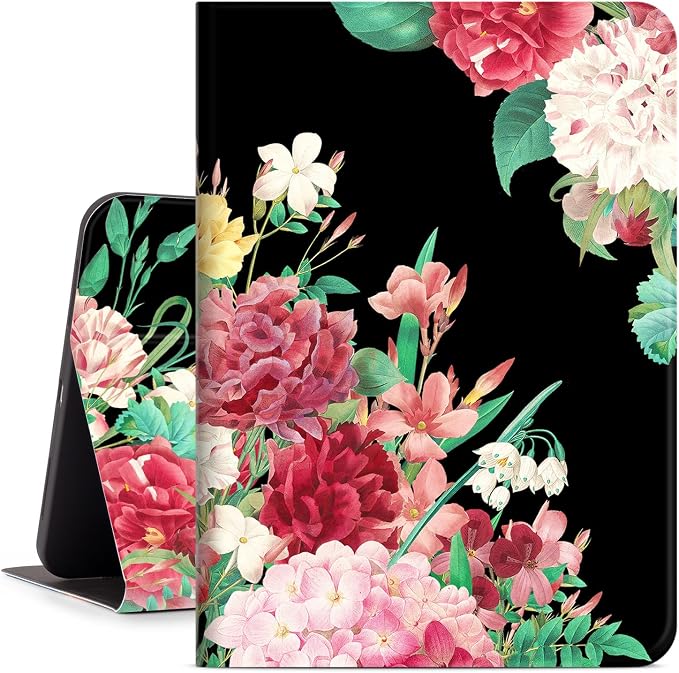 Black Vintage Flower