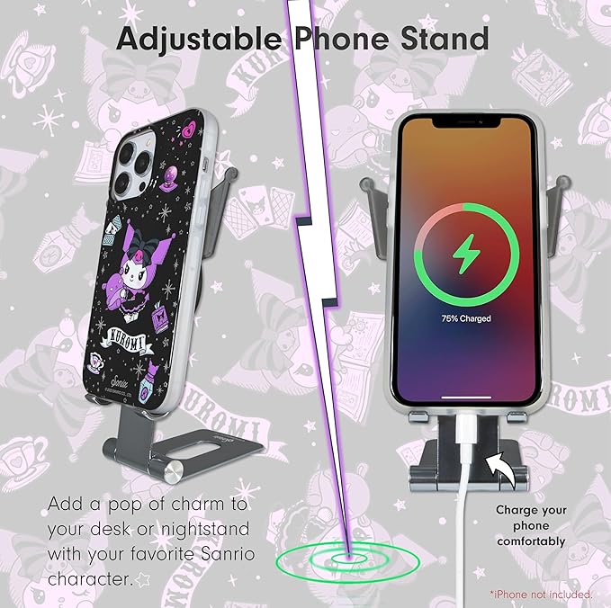 Sonix x Sanrio Character Phone Stand | Adjustable Cell Phone Holder Desk Stand Dock | Kuromi