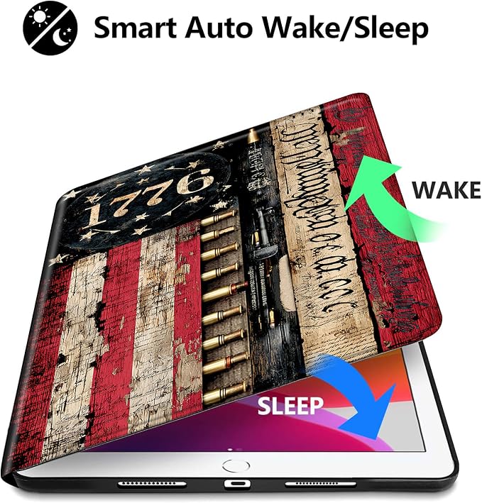 1776 American Flag With Bullets