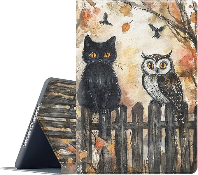 Black Cat Owl Halloween