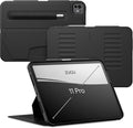 Zugu Case for iPad Pro 11 (M4/M5) 2024/2025 Slim Protective Cover with Apple Pencil Holder Auto Wake/Sleep Multiple Viewing Angles iPad Pro 11 Inch Cover Phone Protector Black