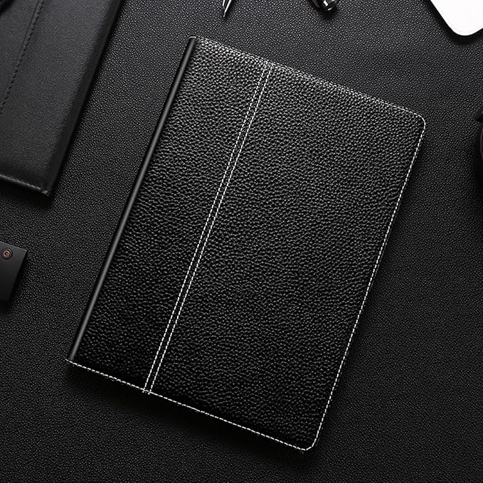 for Ipad Case 10.2-inch 9th/8th/7th Gen 2021/2020/2019 Genuine Leather Cover Protective ShellAuto Wake/Sleep.Black