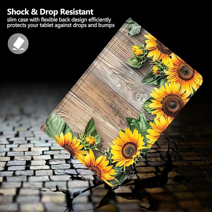 Sunflowers On Wooden