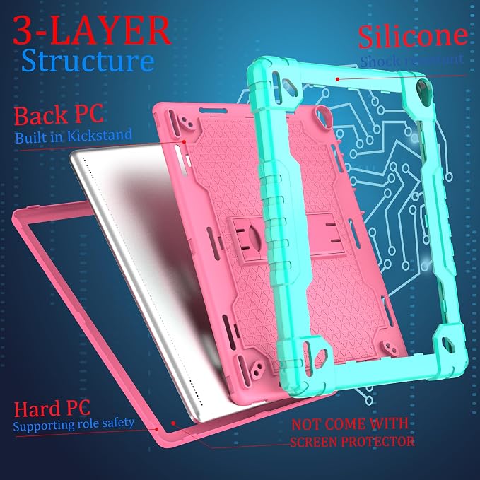 Green/Pink+2 PCS Glass