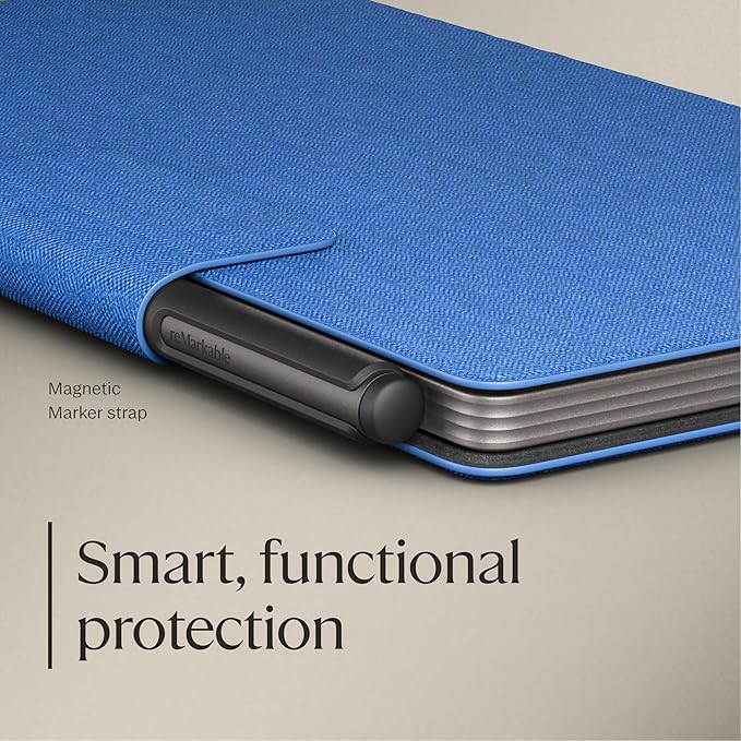 reMarkable Paper Pro Move - Cobalt Book Folio | Mosaic Weave Case for Your 7.3'' Paper Tablet