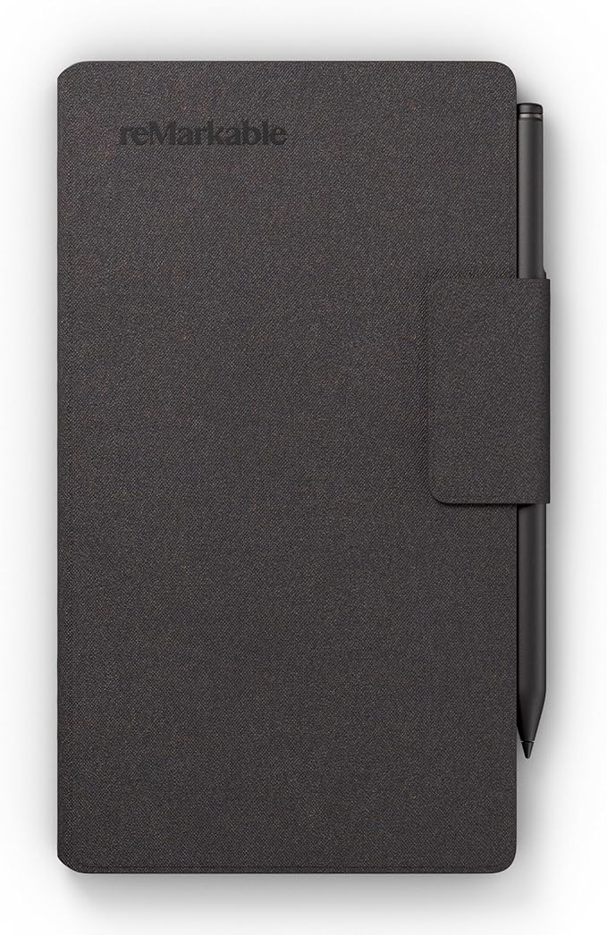 reMarkable Paper Pro Move - Basalt Book Folio | Mosaic Weave Case for Your 7.3'' Paper Tablet