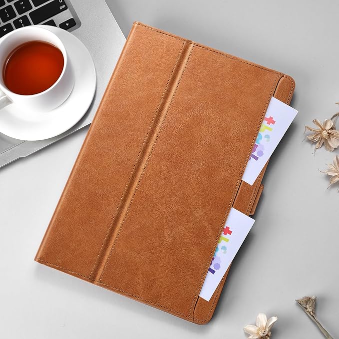 Case for Samsung Galaxy Tab A11+/A11 Plus/A9+ Plus 5G Tablet 11 Inch 2026/2023 (SM-X230/X236/X238/X210/X216/X218u) with PocketMagnetic ClosureMulti Angle CoverAuto Sleep/WakeBrown