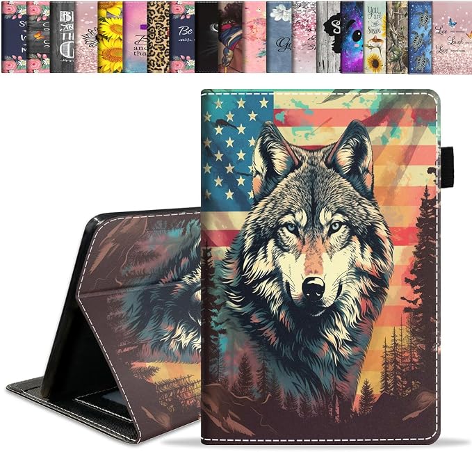 American Flag Wolf