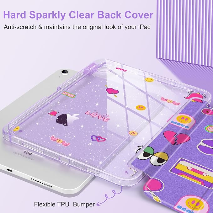 Purple - Retro Stickers
