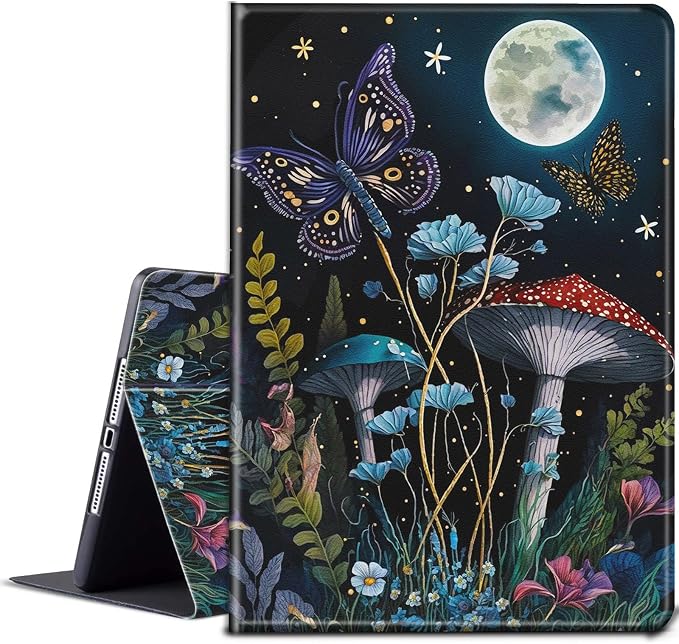 Mushroom Butterfly Moon