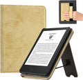 CoBak Case for 6 E-Reader - PU Leather Smart Cover with Auto Sleep/Wake &amp Hand Strap not Compatible with Kobo ClaraLinen