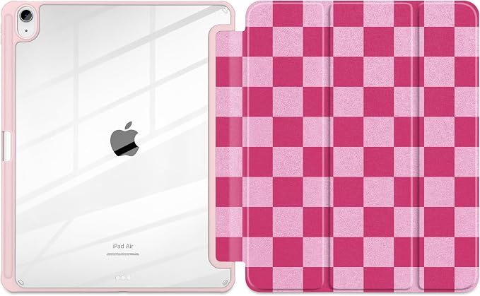 Rose & Light Pink Checkerboard