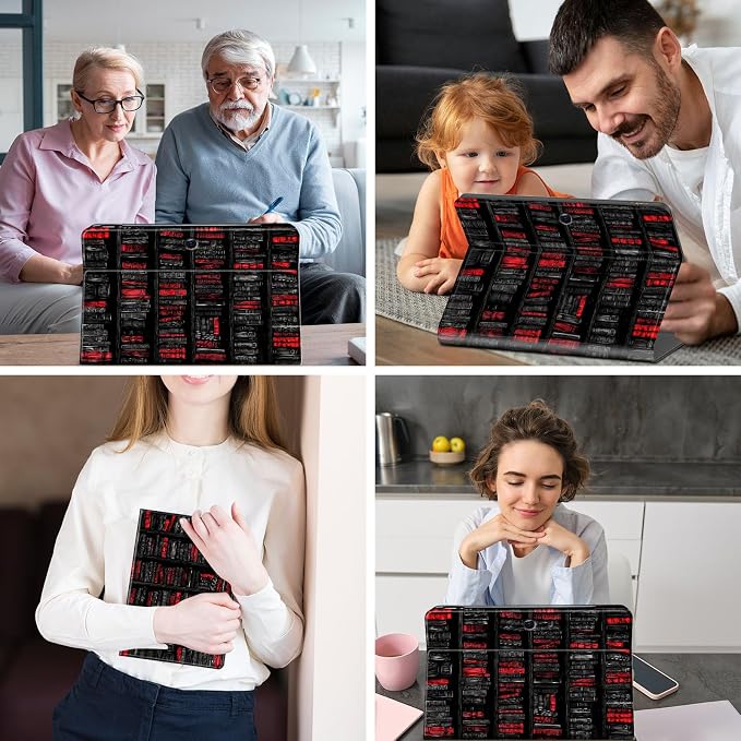 Black Red Bookshelf