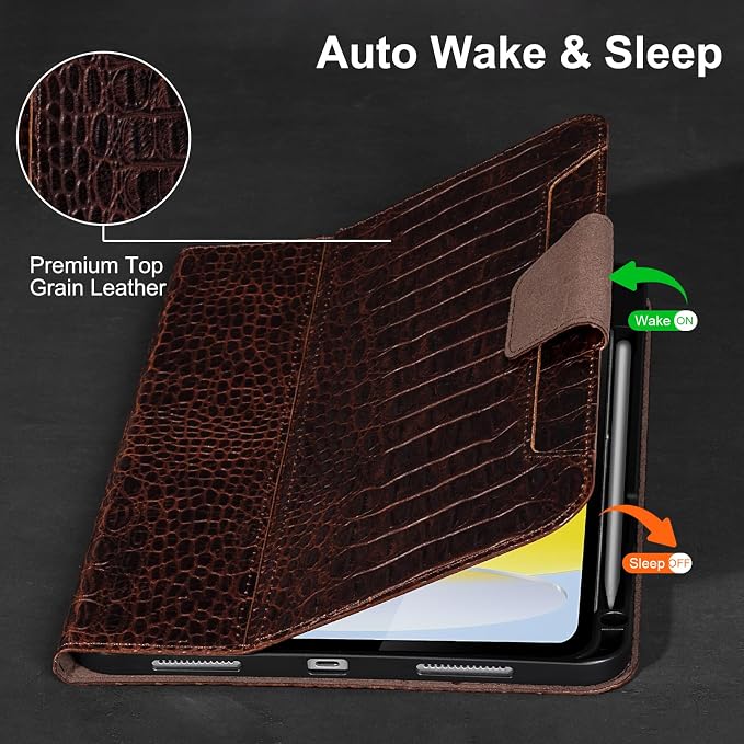 Crocodile Pattern Brown