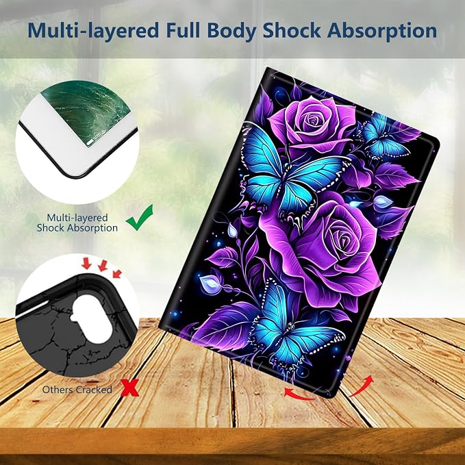Purple Rose Butterfly