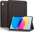 Genuine Leather Case for iPad 11th Gen 11 (2025/A16) &amp 10th Gen 10.9 (2022) | Slim Protective Cover with Adjustable Stand Auto Wake/Sleep Premium Leather | Dark Brown