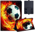 Universal 99.710.110.210.5 Tablet Case Soccer BallProtective Cover Stand Folio Case for 9-10.5 Inch TabletTablet Case Cover for iPad Samsung Other Tablet